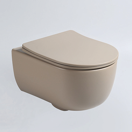 Подвесной унитаз Vincea Evo VT1-34SM 490x355x320 безободковый Подвесной унитаз Vincea Evo VT1-34SM 490x355x320 безободковый