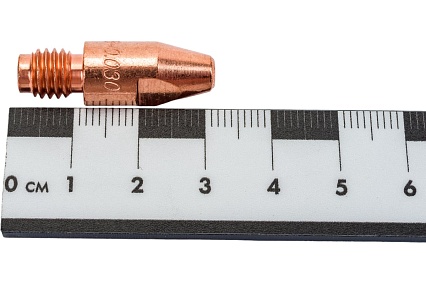 Наконечник контактный ECU (10 шт; M8х30 мм; 0.8 мм) Fubag FB.CTM8.30-08