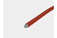 Труба в гофре защитной КОНТУР PEX-a со слоем EVOH красная, D16x2.2 (SDR 7.4) G-RAY OXY, 100 м 060500016001