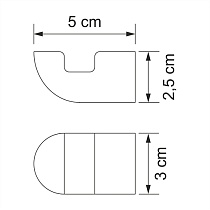 Крючок WasserKRAFT Kammel K-8323