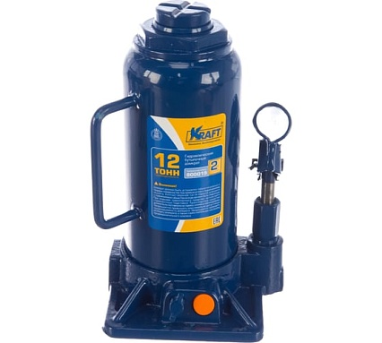 Бутылочный домкрат Kraft 12 т, min 230mm-max 470mm KT 800019