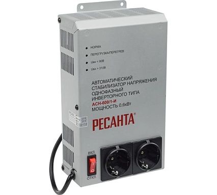 Стабилизатор инверторного типа Ресанта АСН-600/1-И 63/6/36
