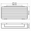 Комплект полок WasserKRAFT K-72222 с держателями