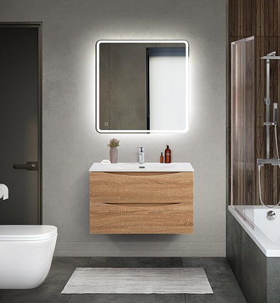 Мебель для ванной BelBagno Marino-Cer-Mini 80 см Rovere Bianco
