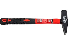 Кованый молоток со стеклопластиковой обрезиненной рукояткой 400г Кедр 055-0400 27282