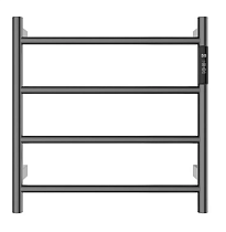 Полотенцесушитель электрический AQUAme AQM3124GM оружейный металл