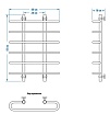 Полотенцесушитель водяной Energy Aero 80x60
