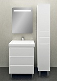Мебель для ванной 1MarKa Кода 60Н, белый глянец