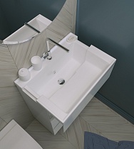 Мебель для ванной Marka One Bumble 50 см, напольная, 2 ящика