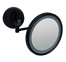 Зеркало косметическое Colombo Specchi В9954.NE с подсветкой, черный матовый