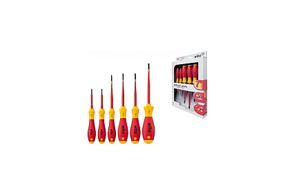 Набор отверток 6шт Wiha SoftFinishelectric 3251SF K6 slimFix 36558