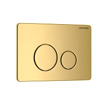 Кнопка смыва Grossman Style 700.K31.05.30M.30M золото глянцевое