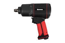 Пневматический ударный гайковерт Ермак 1/2', 7500 об/мин, 185 л/мин, 610 Нм 690-028