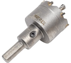 Коронка по металлу 39 мм с пластинами ВК8 WOLFSTAR cw00026