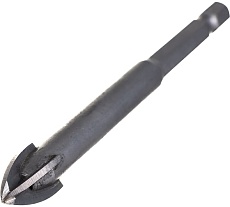 Сверло по стеклу и кафелю Зубр Профессионал 4-х резцовый, 12 мм, шестигранный хвостовик 29845-12_z01