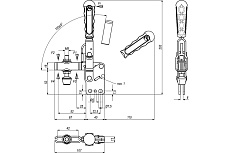 Вертикальный механический прижим KUKAMET S212-3
