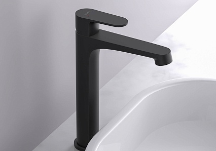 Смеситель для раковины Aquatek Оберон AQ1204MB черный матовый