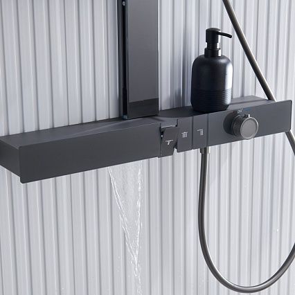 Душевая стойка Black&White Gravity GH-9005 термостат