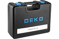 Аккумуляторный бесщеточный гайковерт Deko ZKIS20-Li, 20 В, 2x4.0 Ач, 400 Нм, в кейсе 084-1047