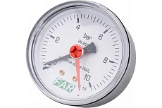 Редуктор хром FAR 3/4&quot; НР-НР, с манометром FA 2815 34