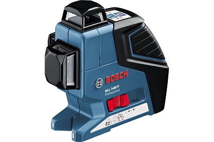 Линейный лазерный нивелир Bosch GLL 3-80 P + настенное крепление BM1 + приемник LR2 0.601.063.308