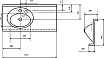 Мебель для ванной Акватон Отель 120 L