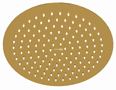 Верхний душ WasserKRAFT A259 25 см, матовое золото