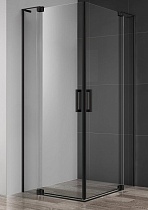 Душевой уголок Cezares SLIDER-AH-2-90/100-100/110-C-NERO 90/100x100/110 прозрачный, черный