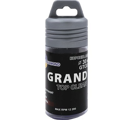Коронка алмазная по керамограниту TRIO-DIAMOND Grand Top Clean 30 мм, М14 GTC030