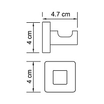 Крючок WasserKRAFT Dill K-3923