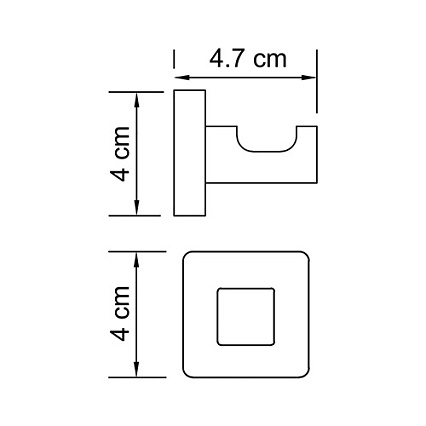 Крючок WasserKRAFT Dill K-3923