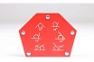 Угольник магнитный шестигранный Plazweld PWE50LBS, 22 кг (Welding magnet) PWE50LBSH