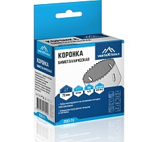 Коронка биметаллическая по металлу 73 мм Vertextools 2525-73