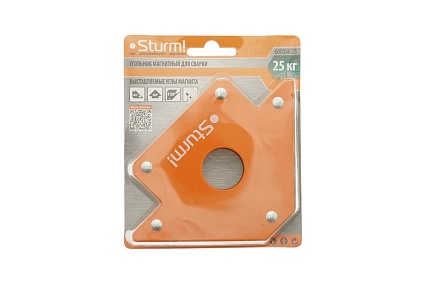 Угольник магнитный для сварки до 25 кг Sturm 6002-4-25