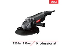 Профессиональная угловая шлифмашина болгарка Deli DE-JM230-1E 142597