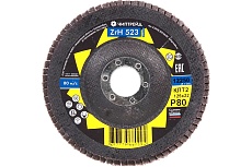 Круг лепестковый торцевой циркониевый ZRH523 КЛТ2 125x22 мм, P80 Чиптрейд 1252ZRH523P80