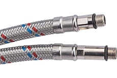 Гибкая подводка для смесителей ELKA (оплетка нерж.сталь) 1/2&quot;, вр/нр м10, 50 см (пара) 694687891805