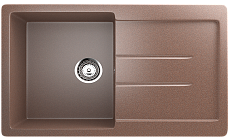 Кухонная мойка Ulgran Classic U-507-307 77 см терракот
