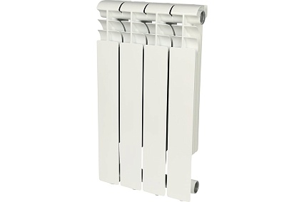 Алюминиевый радиатор Rommer Profi 500 AL500-80-80-100 4 секции RAL9016 82482