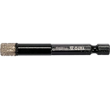 Коронка алмазная по плитке 8 мм, HEX Yato YT-60402