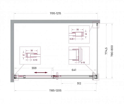 Душевой уголок BelBagno SOFT_CLOSE-1-AH-1-120/80-C-Cr 120x80 прозрачный, хром Душевой уголок BelBagno SOFT_CLOSE-1-AH-1-120/80-C-Cr 120x80 прозрачный, хром
