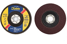 Круг лепестковый торцевой конический Т29 Р120, 125х22 мм KUBIS 07-00-2912