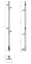 Полотенцесушитель электрический Vincea VTD-1DCE 15x140 хром