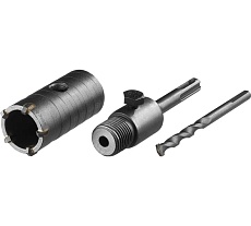 Коронка с державкой по бетону Зубр 35 мм, SDS-Plus 29211-35