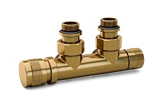 Узел нижнего подключения SR Rubinetterie угловой 1/2&quot;х3/4&quot;Е Бронза левый 0683-1500Z0E0