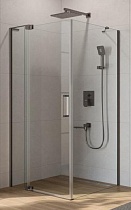 Душевой уголок Cezares Slider SLIDER-AH-1-100-70/80-C-GM 100x70/80 прозрачное, оружейная сталь