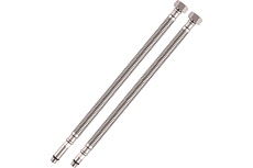 Подводка под смеситель для холодной/горячей воды Imperial 671.00 в том числе питьевой, в стальной оплетке 1,0 м 1/2F-M10x1-L17/L37