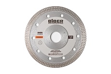 Диск алмазный сплошной тонкий (125х20/22.2 мм) Biber тов-187532