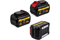 Аккумулятор для DEWALT XR FLEX VOLT 54V 9.0AH (LI-ION) Topon TOP-DE-DCB547