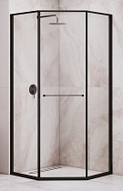 Душевой уголок RGW Stilvol SV-82B R 90x90 прозрачное, черный 33328299-14R